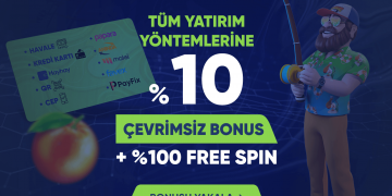 Betgaranti Tüm Yatırım Yöntemlerine 10% Çevrimsiz Bonus + 100% Freespin betgaranti-cevrimsiz-bonus-freespin