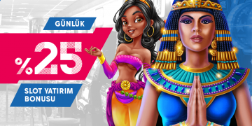 Betlike Günlük 25% Slot Bonusu betlike-gunluk-slot-bonusu