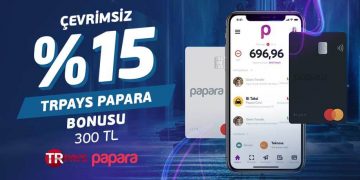 Betvole 15% Çevrimsiz TrPays Papara Bonusu 300TL betvole-cevrimsiz-trpays-papara-bonusu