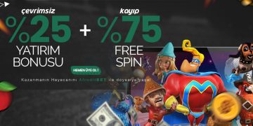 Afroditbet 25% Yatırım - 75% Slot Kayıp Bonusu afroditbet-yatirim-bonusu-kayip-bonusu-slot