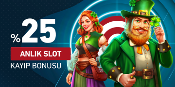 Hedefbet %25 Anlık Slot Kayıp bonusu hedefbet slot kayıp bonusu