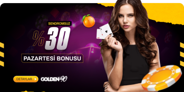 Golden90 %30 Sendromsuz Pazartesi Yatırım Bonusu golden90-pazartesi-bonus